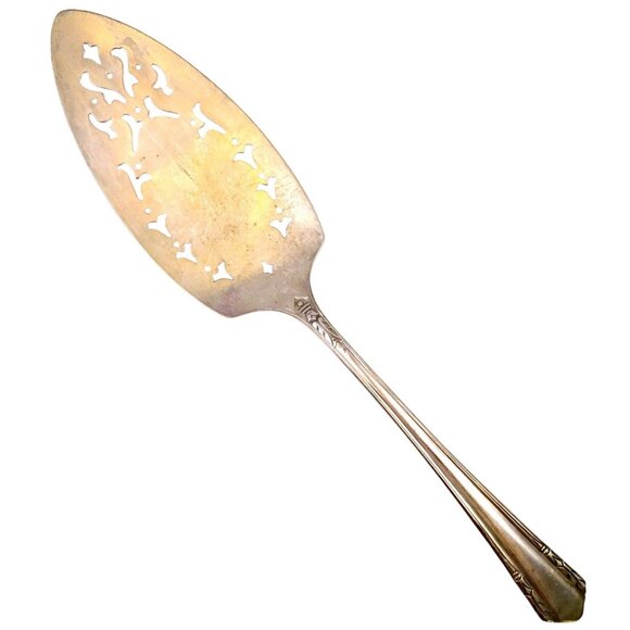1937 Dorchester Plate Cake Server Wm. A. Rogers A1 Plus Oneida Art Deco - Picture 1 of 5